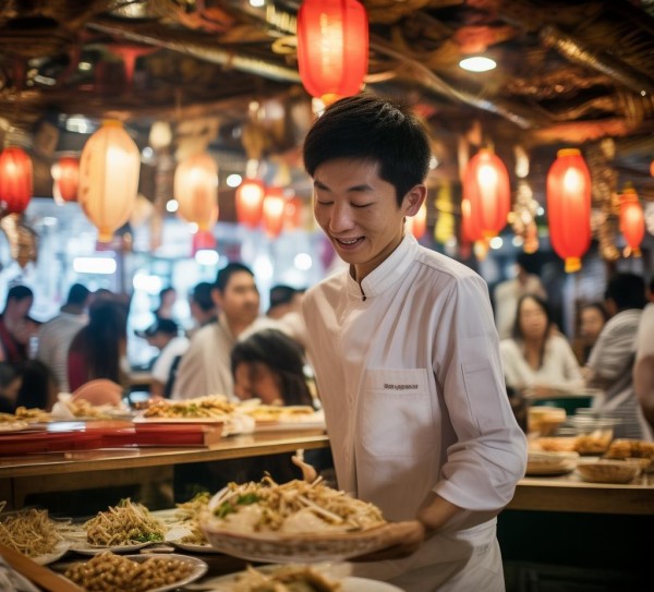 长沙美食之都，餐饮服务员的城市生命线